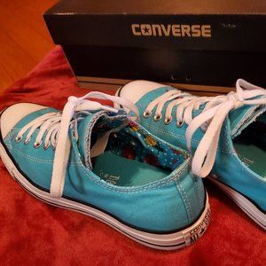 Women's Teal Converse Size 11 Shoes